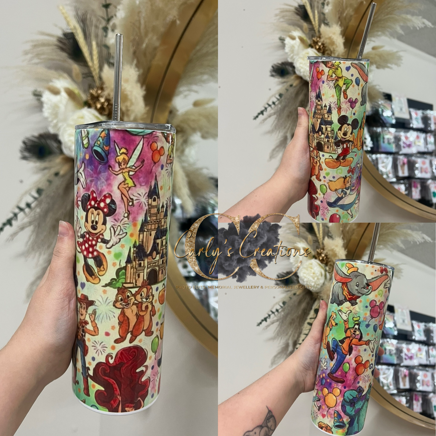 Disney characters tumbler