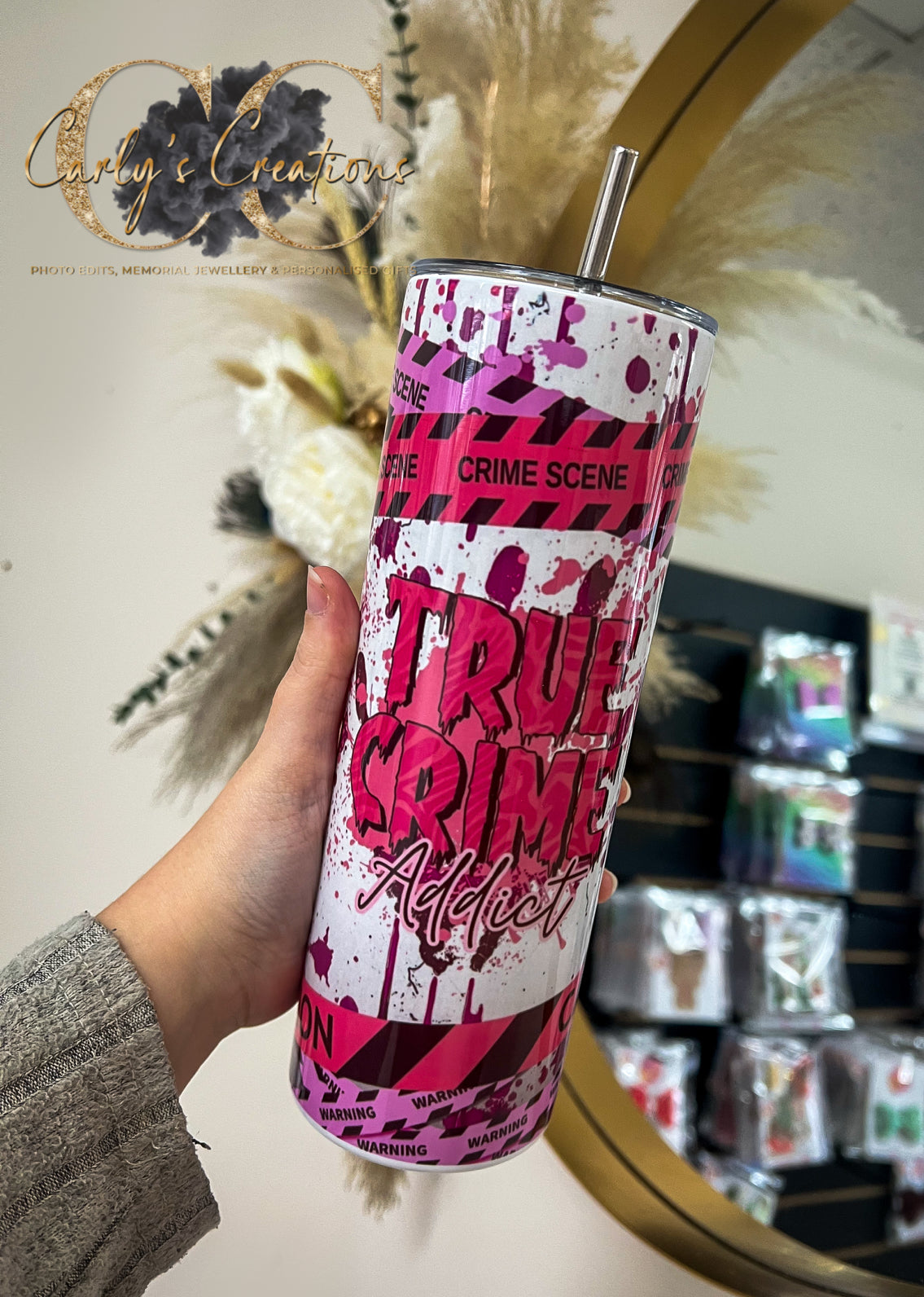 True crime addict tumbler