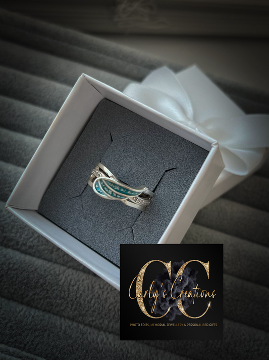 Angel wings  ring