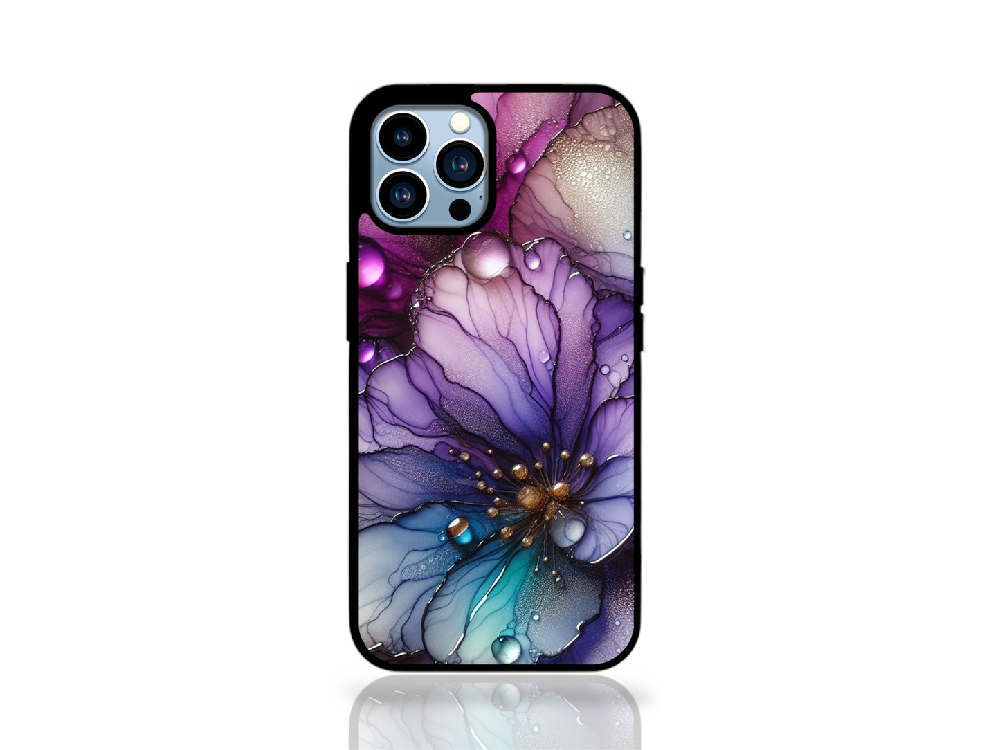 About Iridescent Lilac Flowers phone case