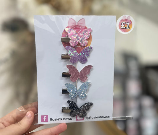 X5 butterfly clips