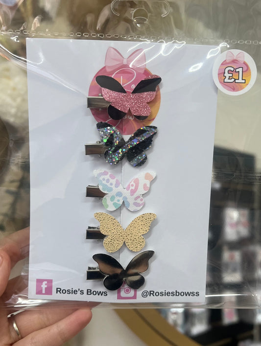 X5 butterfly clips