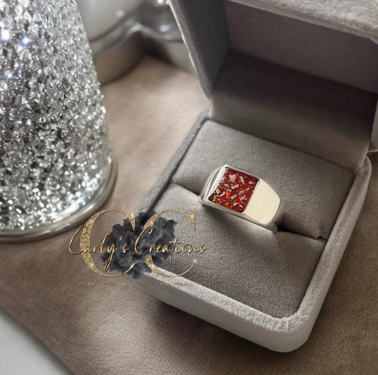 Gents/unisex square  ring