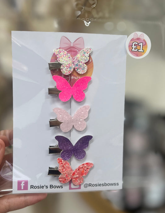 X5 butterfly clips