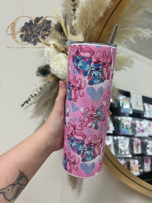 Stitch & angel tumbler