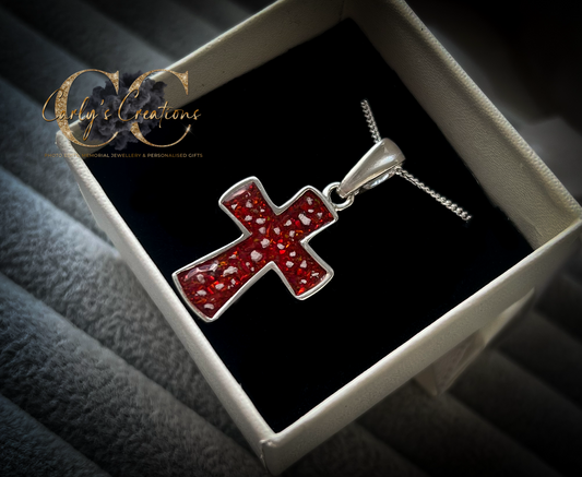 Thick cross necklace