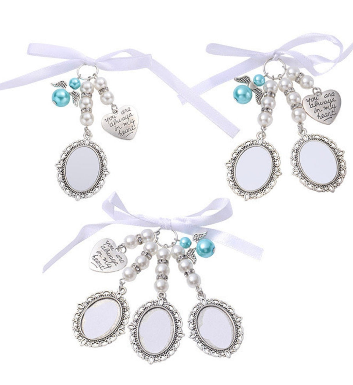 Bouquet photo charm - 1,2 or 3 photos