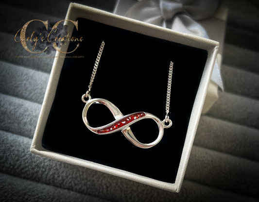 Infinity pendant necklace